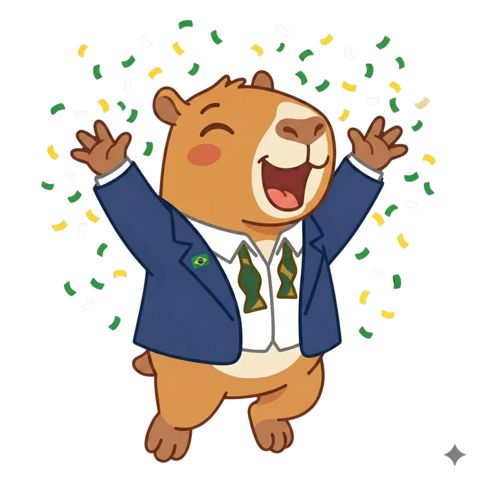 Nomi celebrating